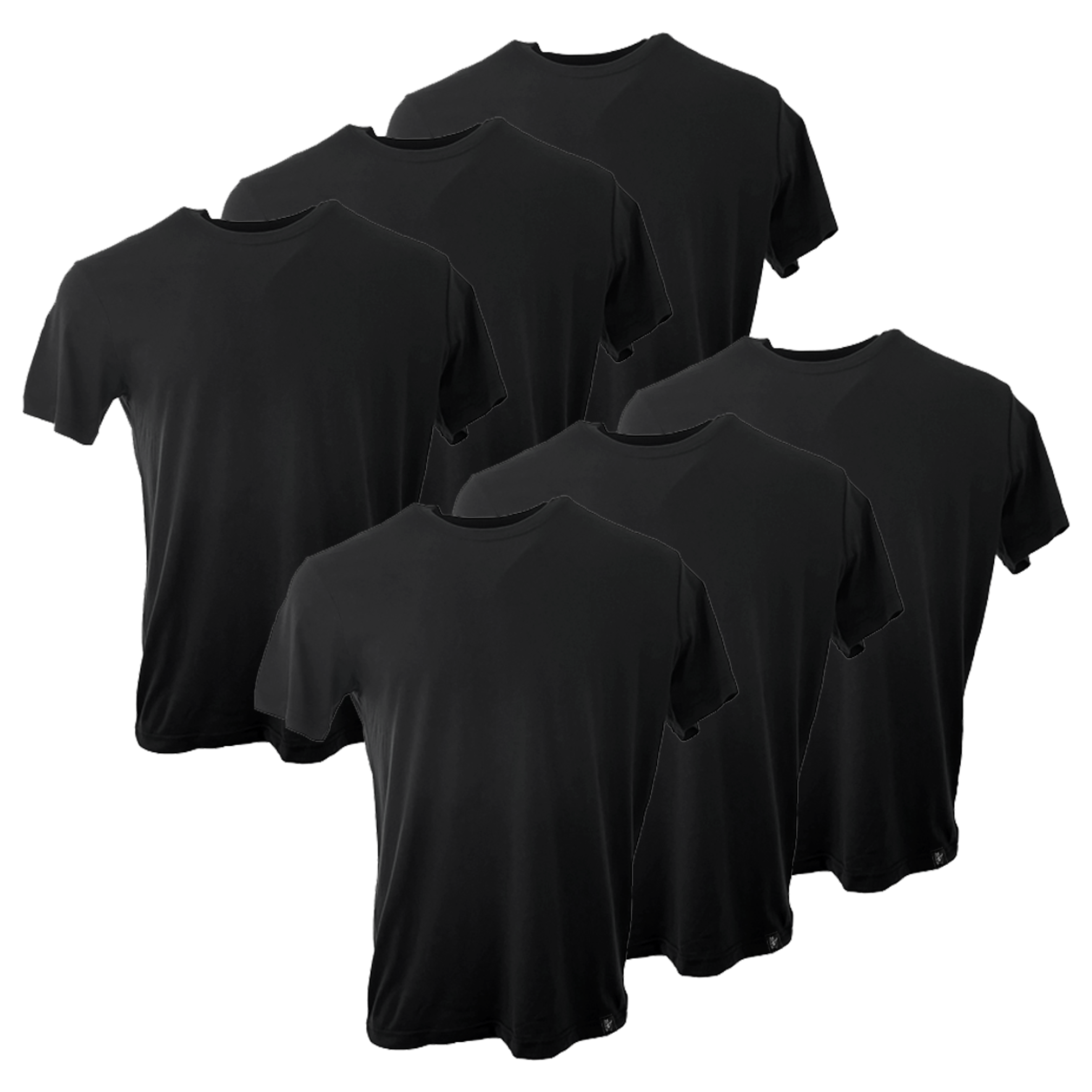 Musicians First - 6 Pack - Short Sleeve T-Shirt - Solid Black
