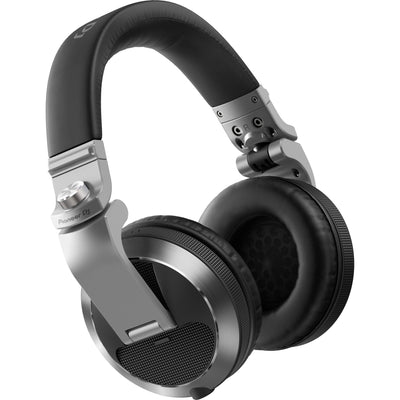 Pioneer DJ HDJ-X7-S Professional Over-Ear DJ Wired Studio Headphones, Audio Equipment for Recording and DJ Booth, Silver