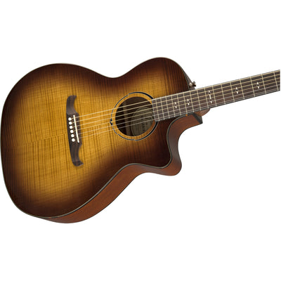 Fender FA-345CE Auditorium Acoustic-Electric Guitar, 3-Tone Tea Burst (0971343064)