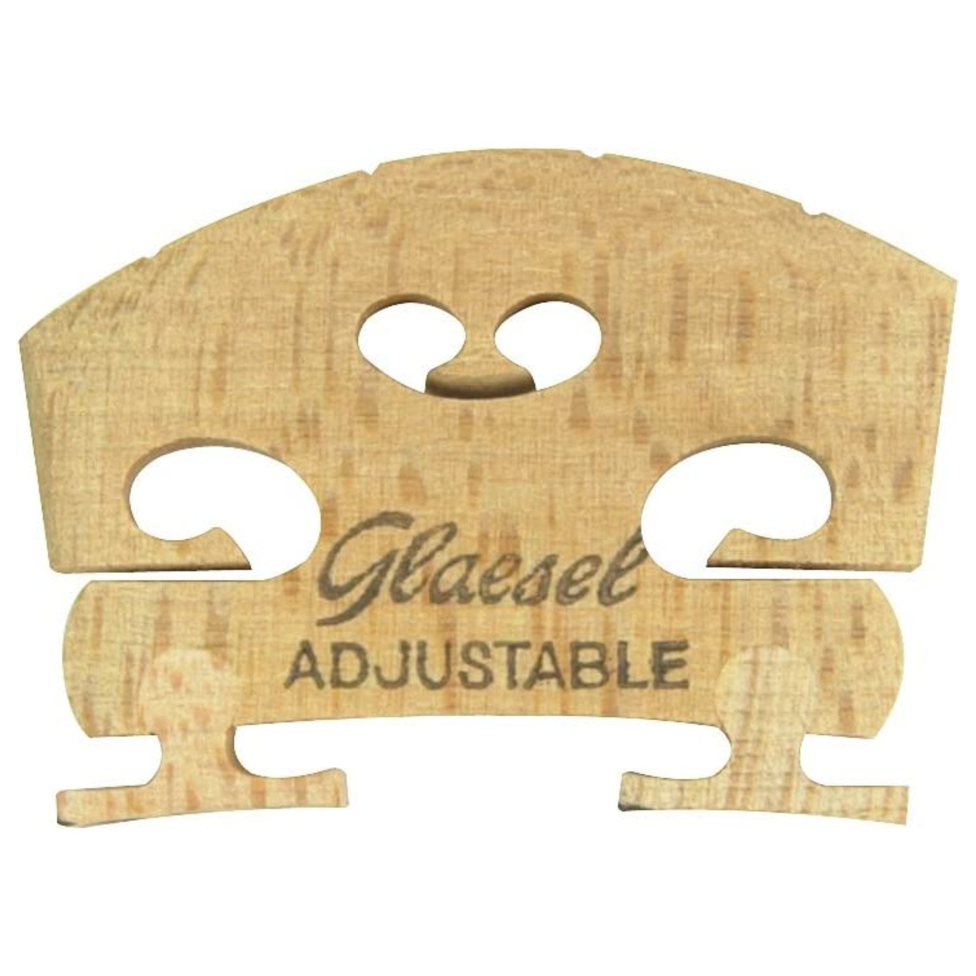 Glaesel SelfAdjusting 1/2 Violin Bridge Interstate Music