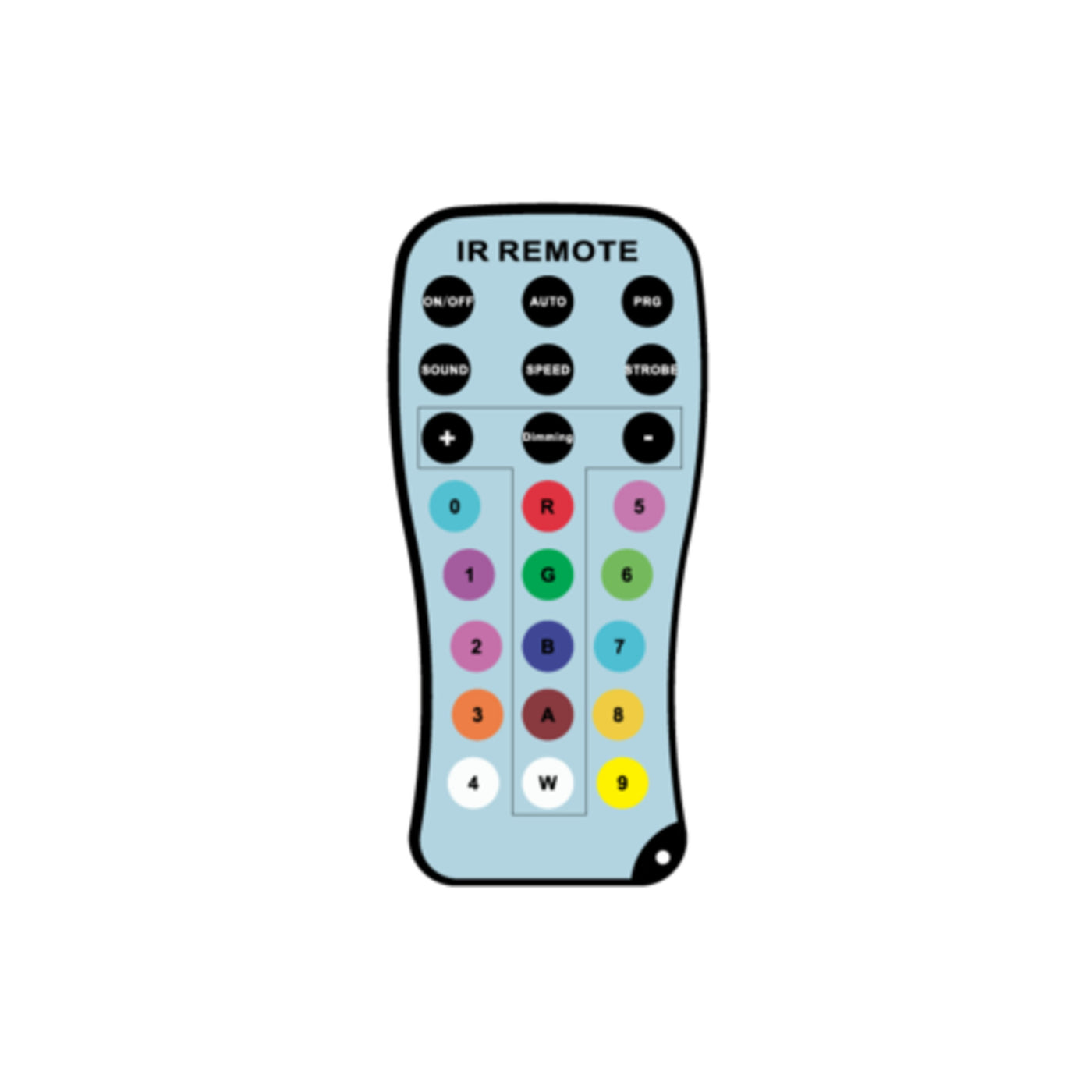 Blizzard 124283 Lighting Infrared Remote Control for Blizzard Hemisphere Fixture