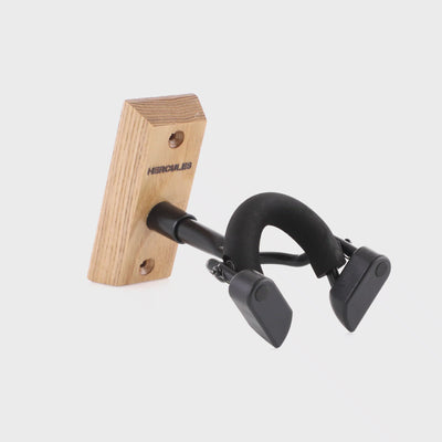 Hercules DSP57WB Auto Grip System Violin/Viola Hanger for Wall Mounting with Wood Base