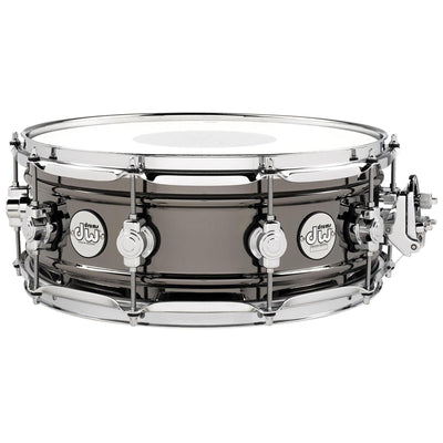 DW Design Series 5.5x14" Snare Drum - Black Nickel Over Brass