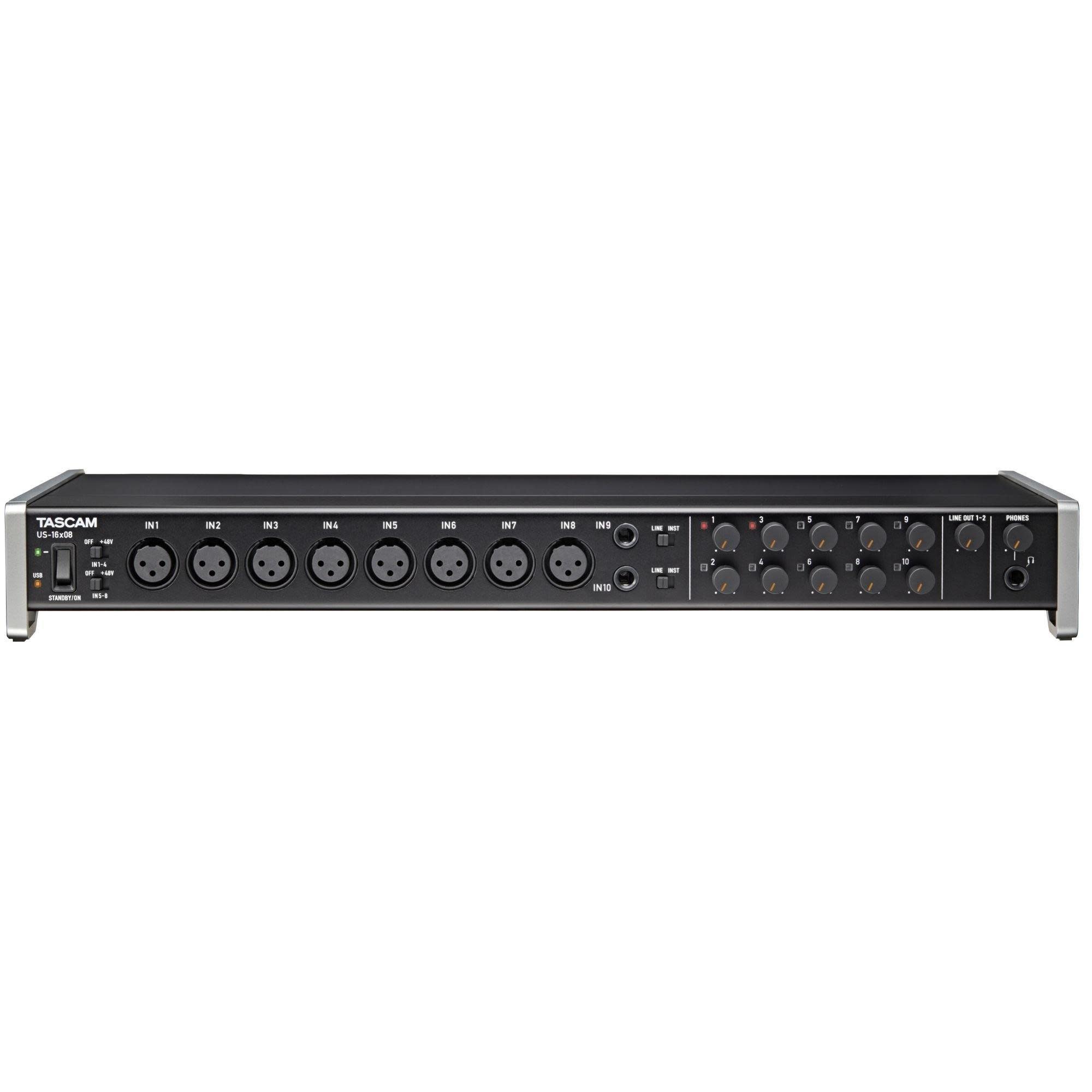 Tascam US16x08 Rackmount USB Audio/MIDI Interface Interstate Music