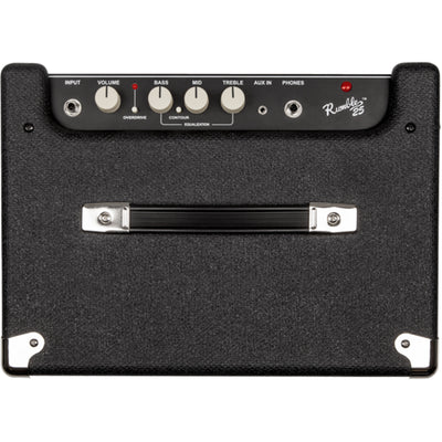 Fender Rumble 25 120V Amplifier, Black/Silver (2370200000)