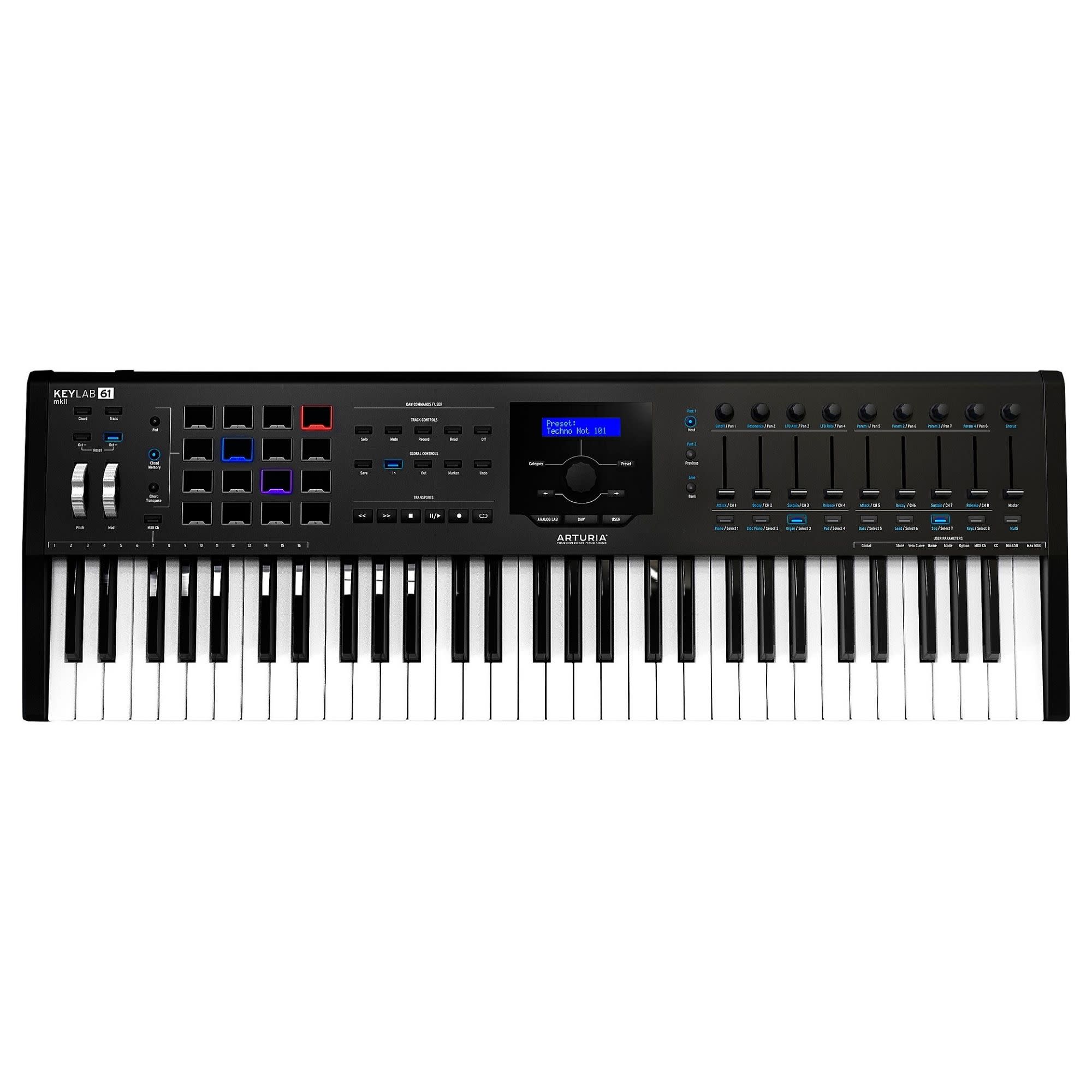 半額以下で買えるクーポン特集 Arturia Keylab Music Interstate – Black - Controller 61 MKII DTM・DAW
