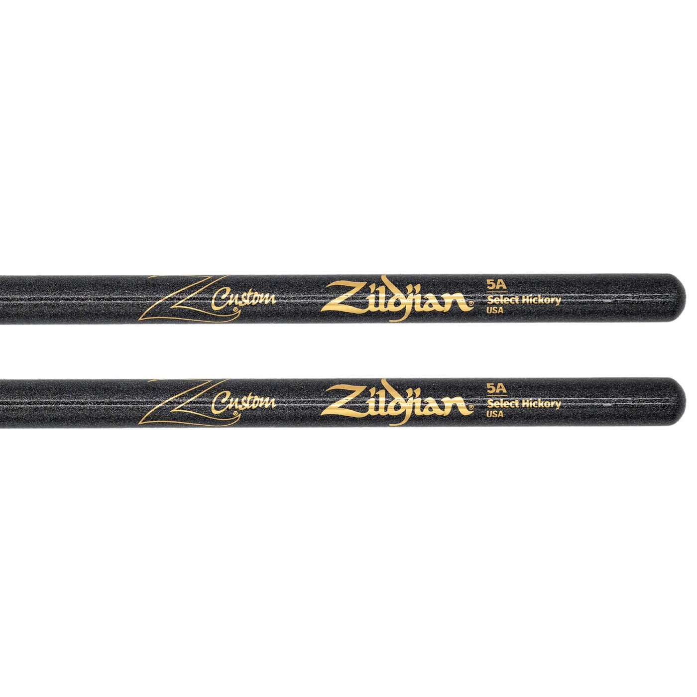 Zildjian Z Custom Limited-Edition Drumsticks - 5A, Wood Tip, Black Chroma (Z5ACB-ZC)