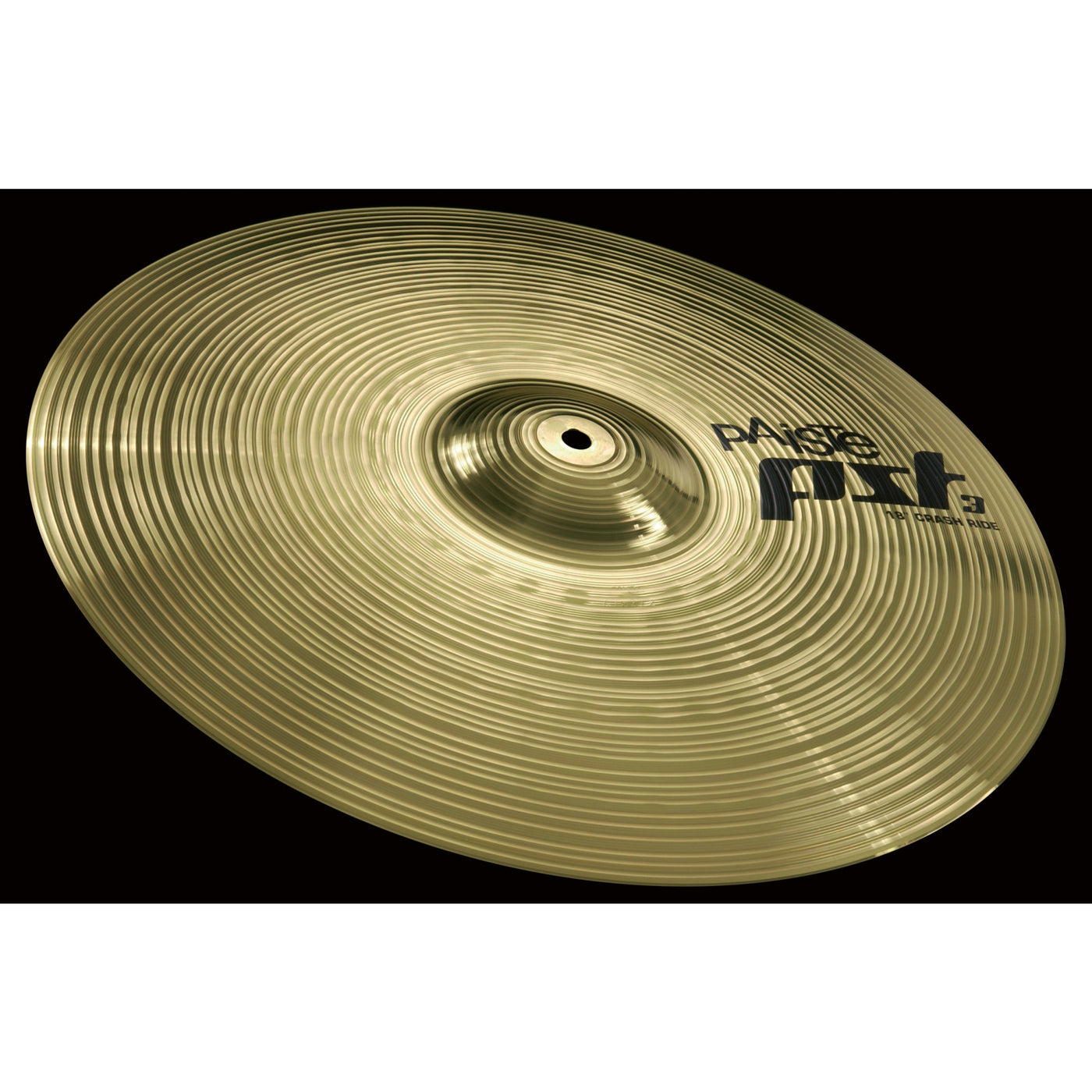 Paiste Crash/Ride Cymbal, PST 3 Series, Percussion Instrument for Drums, 18"