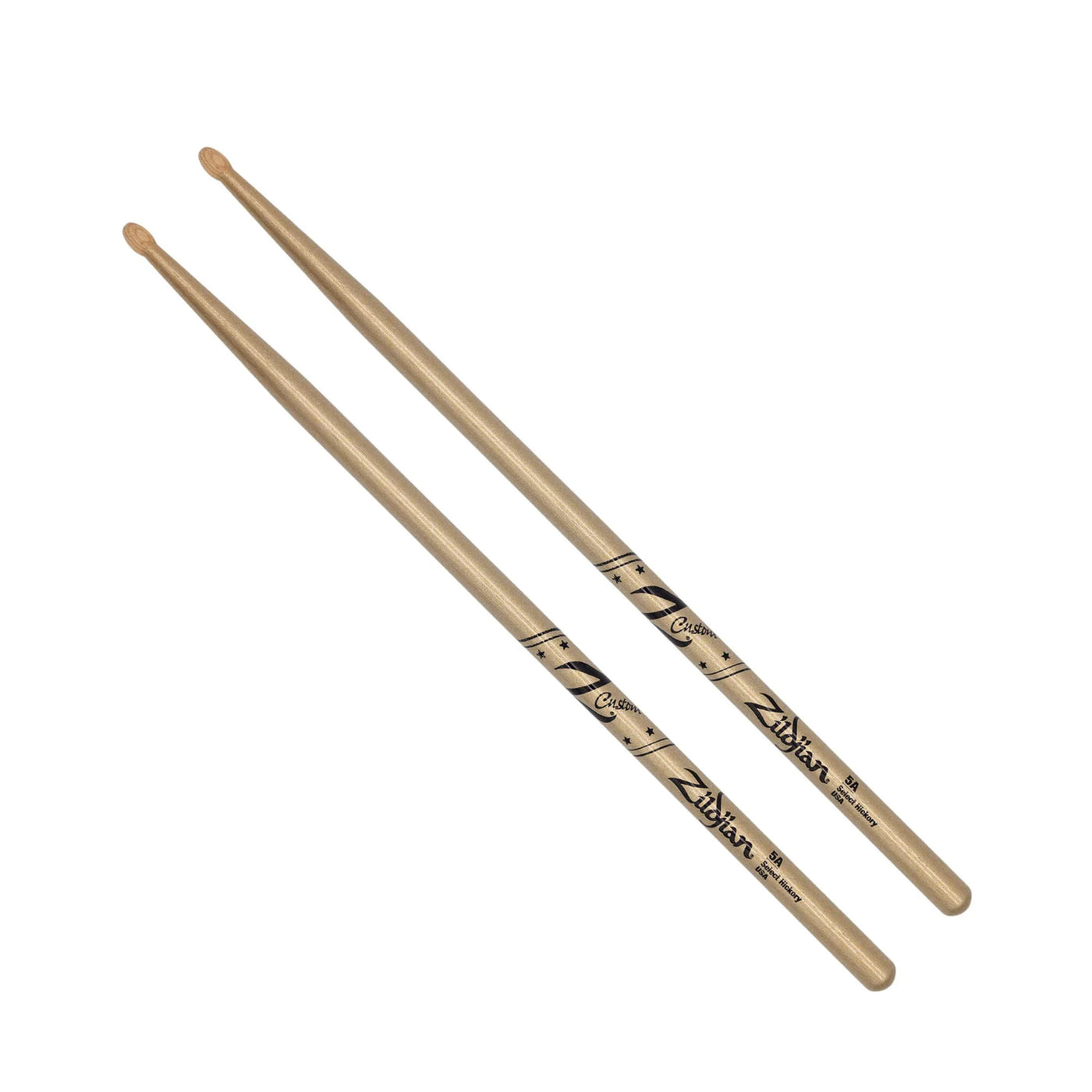 Zildjian Z Custom Limited-Edition Drumsticks - 5A, Wood Tip, Gold Chroma (Z5ACG-ZC)