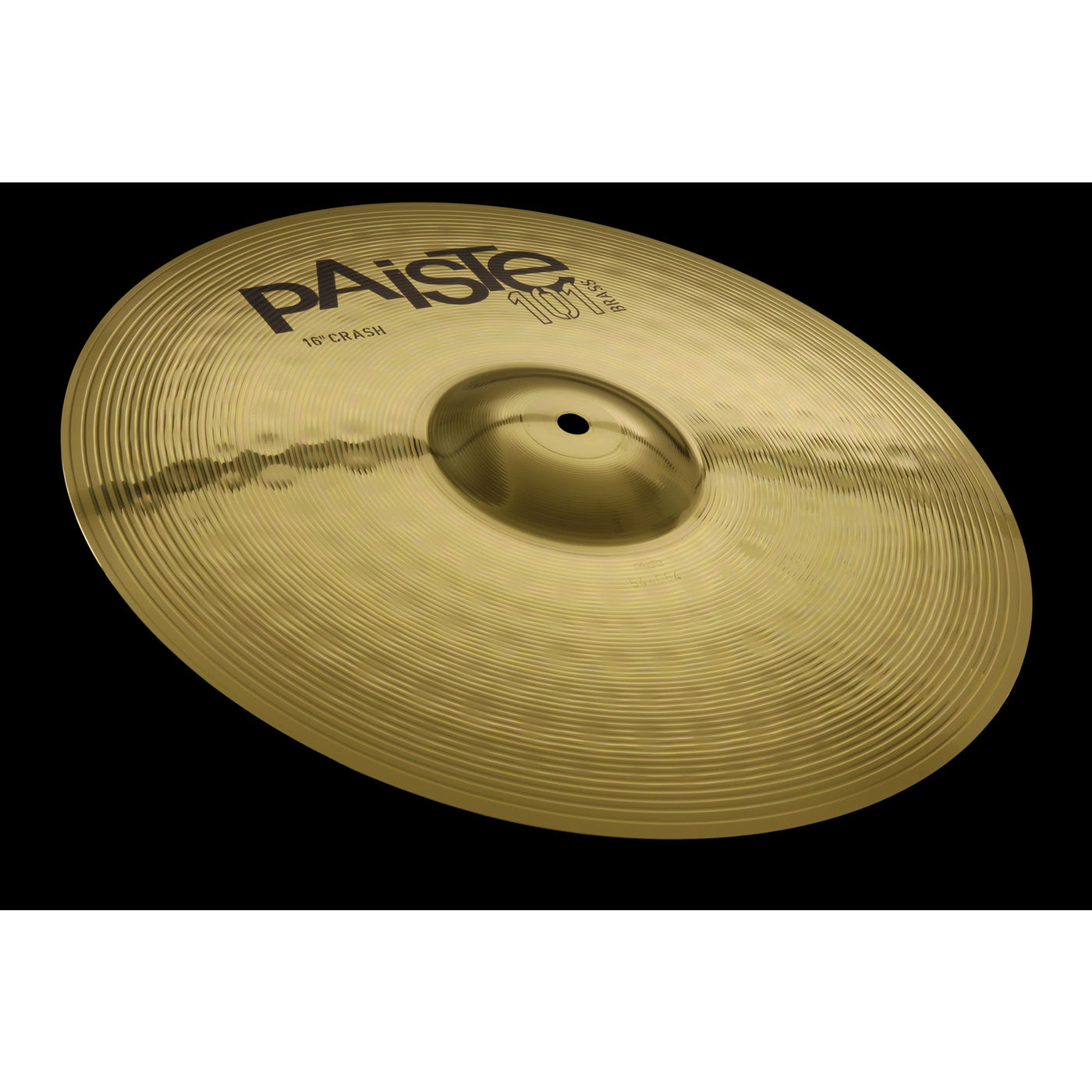 Paiste Crash Cymbal, 101 Brass Series, Percussion Instrument for Drums, 16"