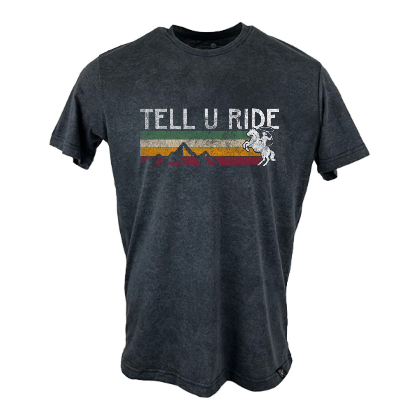 Scout Speer - Tell U Ride - Vintage Black Tee