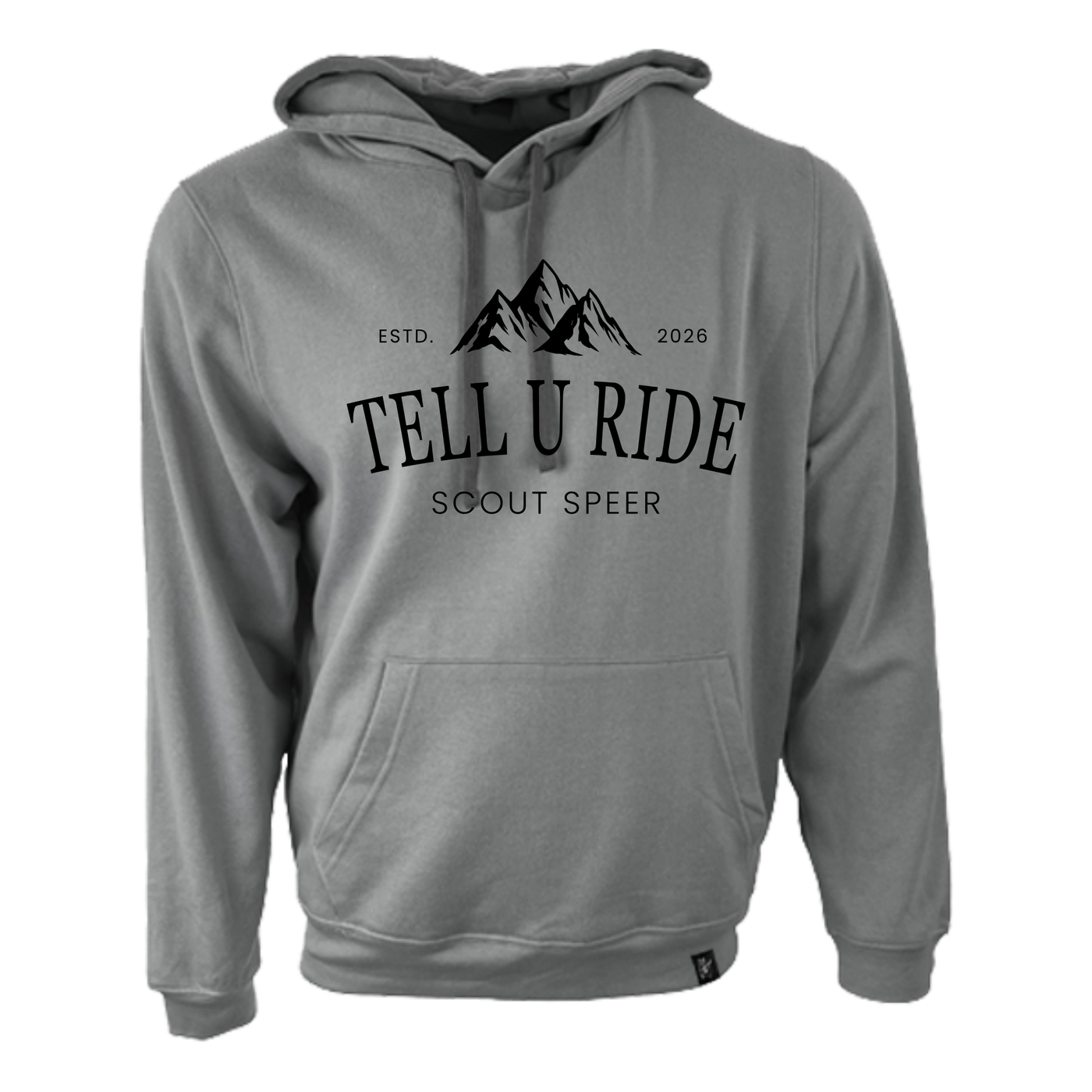 Scout Speer - Tell U Ride - Gray Hoodie