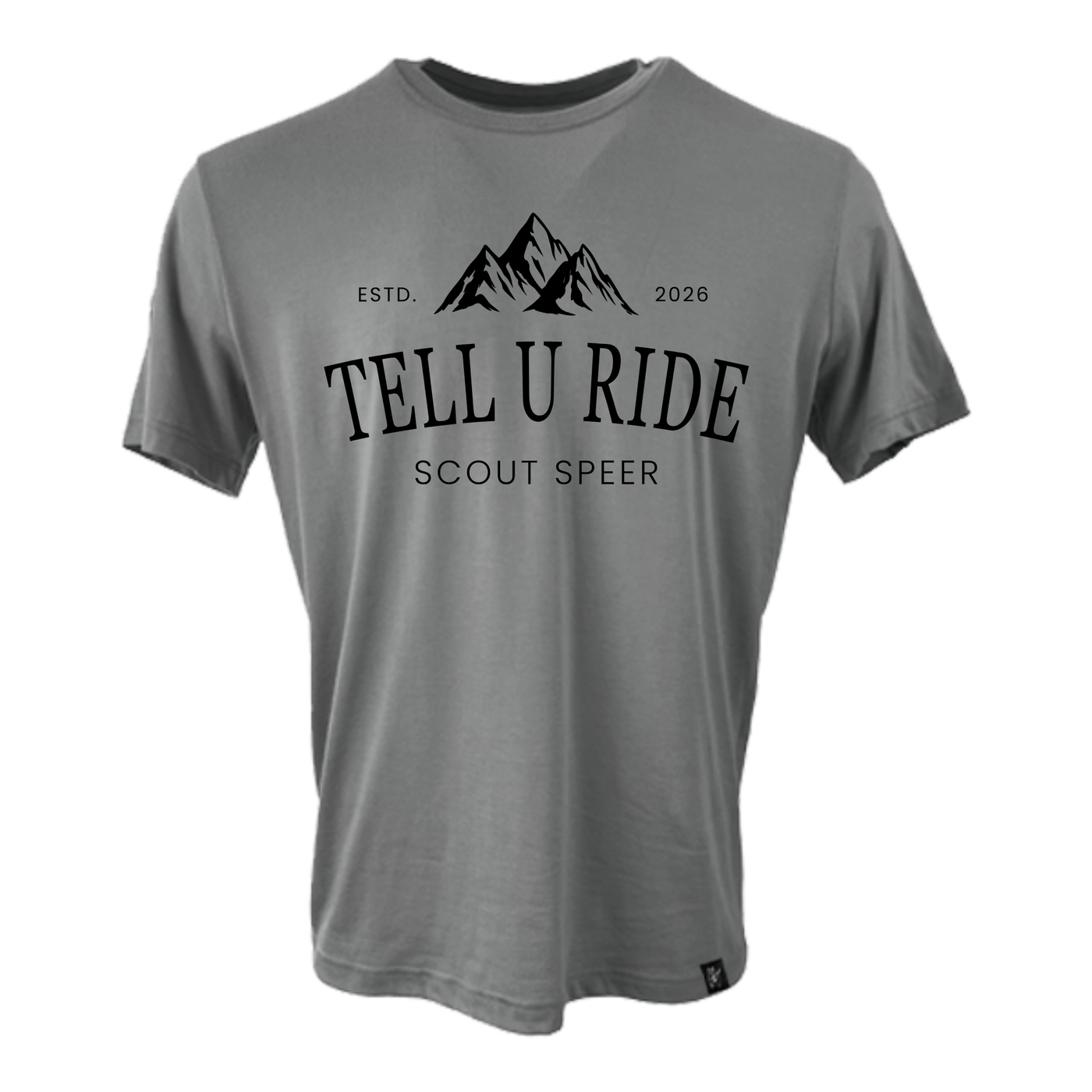 Scout Speer - Tell U Ride - Gray Tee