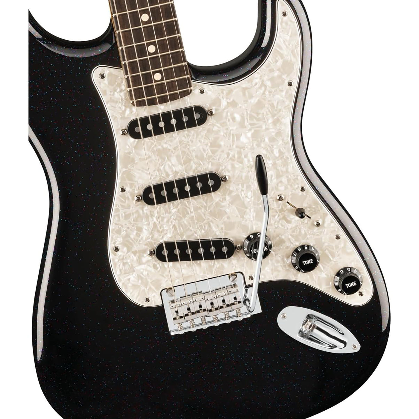 Fender 70th-Anniversary Player Stratocaster Guitar with Rosewood Fingerboard - Nebula Noir (0147040397)