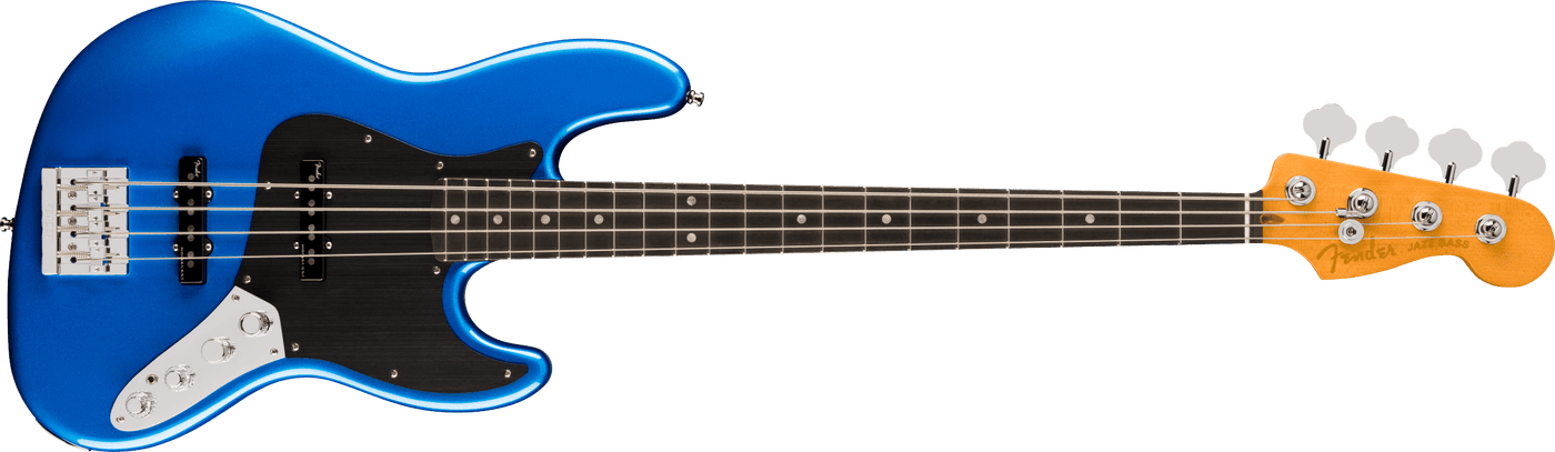 Fender American Ultra II Jazz Bass, Ebony Fingerboard, Noble Blue