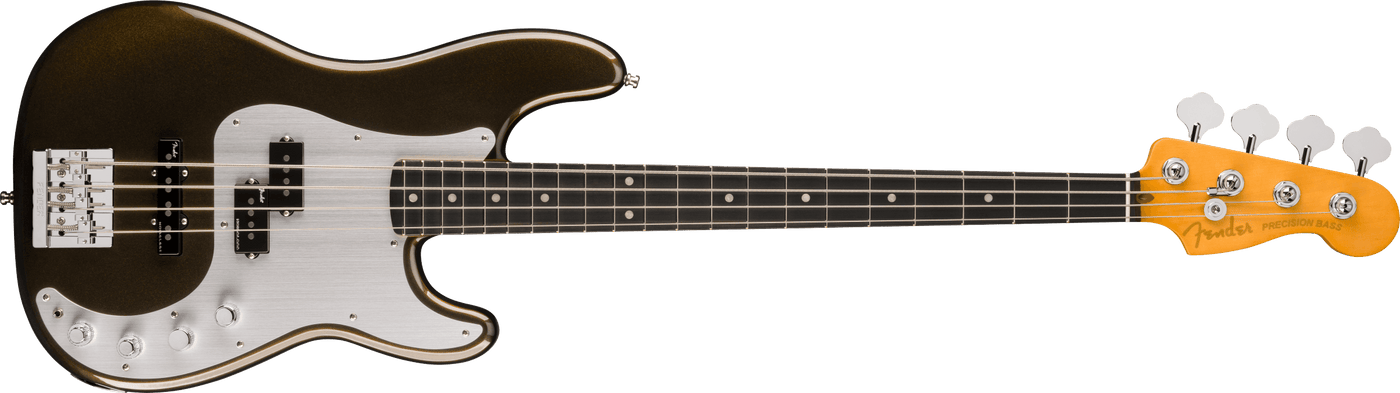 Fender American Ultra II Precision Bass, Ebony Fingerboard, Texas Tea