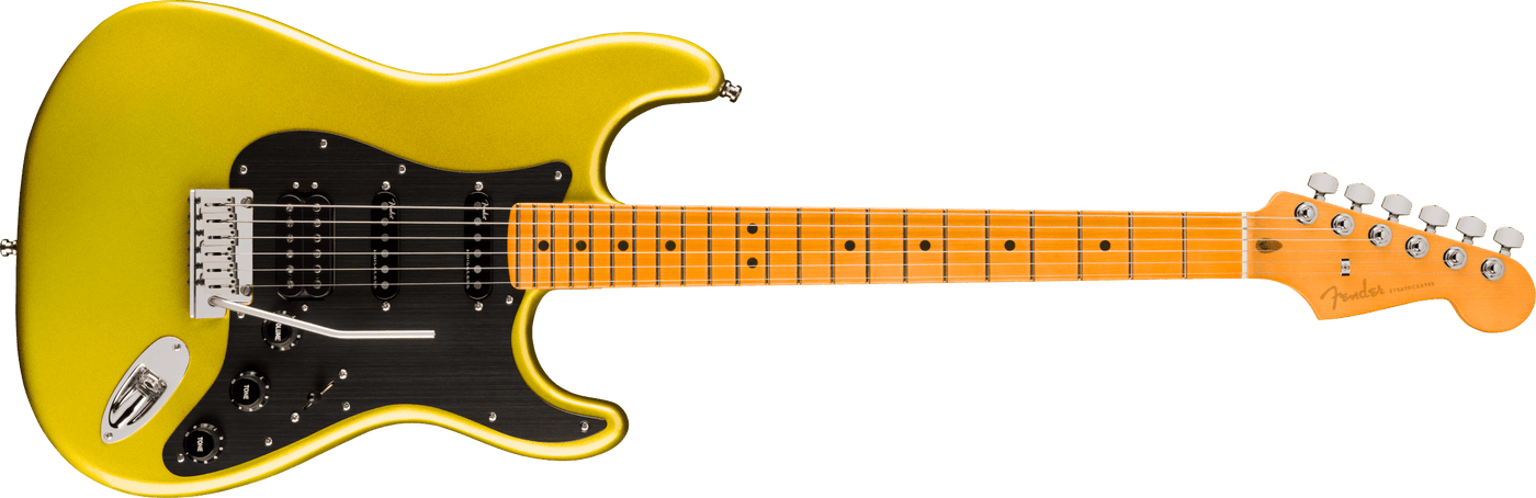 Fender American Ultra II Stratocaster HSS, Maple Fingerboard, Solar Flare