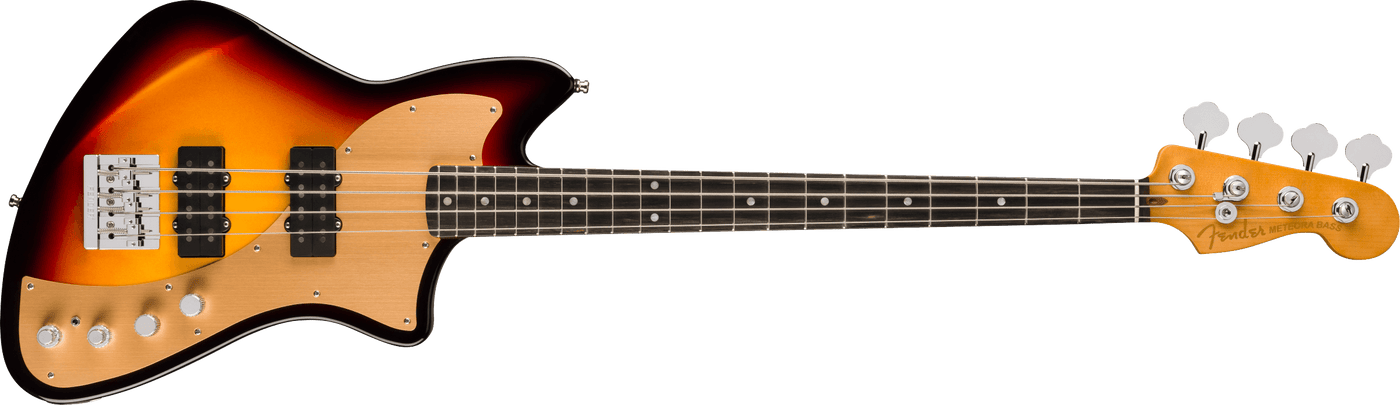 Fender American Ultra II Meteora Bass, Ebony Fingerboard, Ultraburst