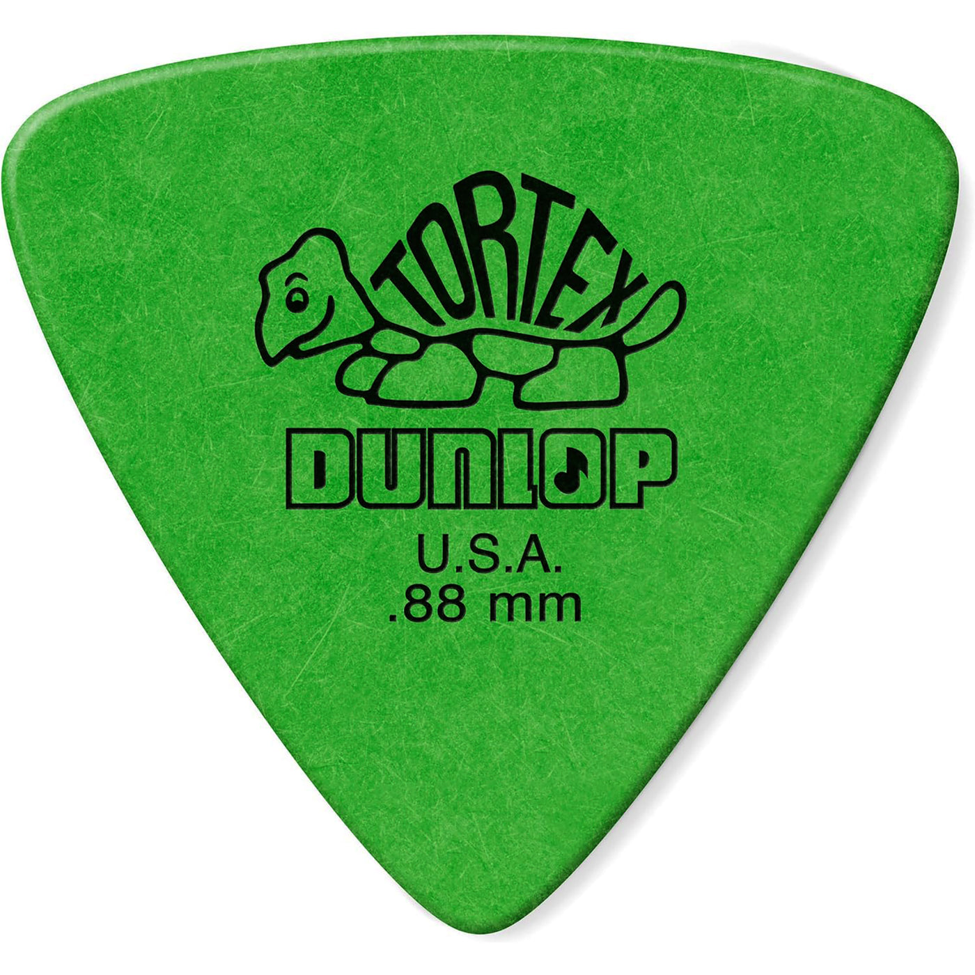 Dunlop Tortex Triangle Guitar Pick, .88mm, Green (6-Pack)