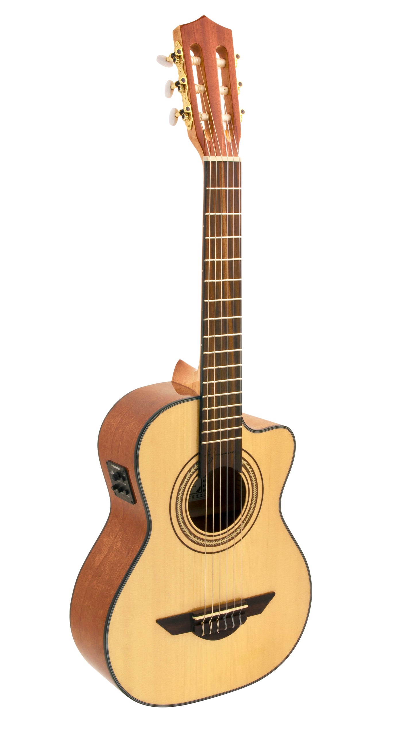 H. Jimenez Acoustic Electric Requinto with Gig Bag