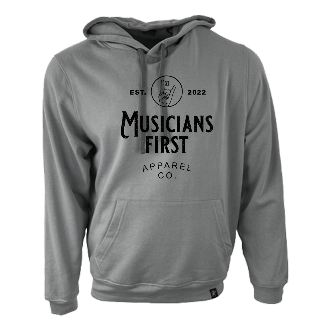 Musicians First Apparel Co. - Logo Hoodie: Solid Gray