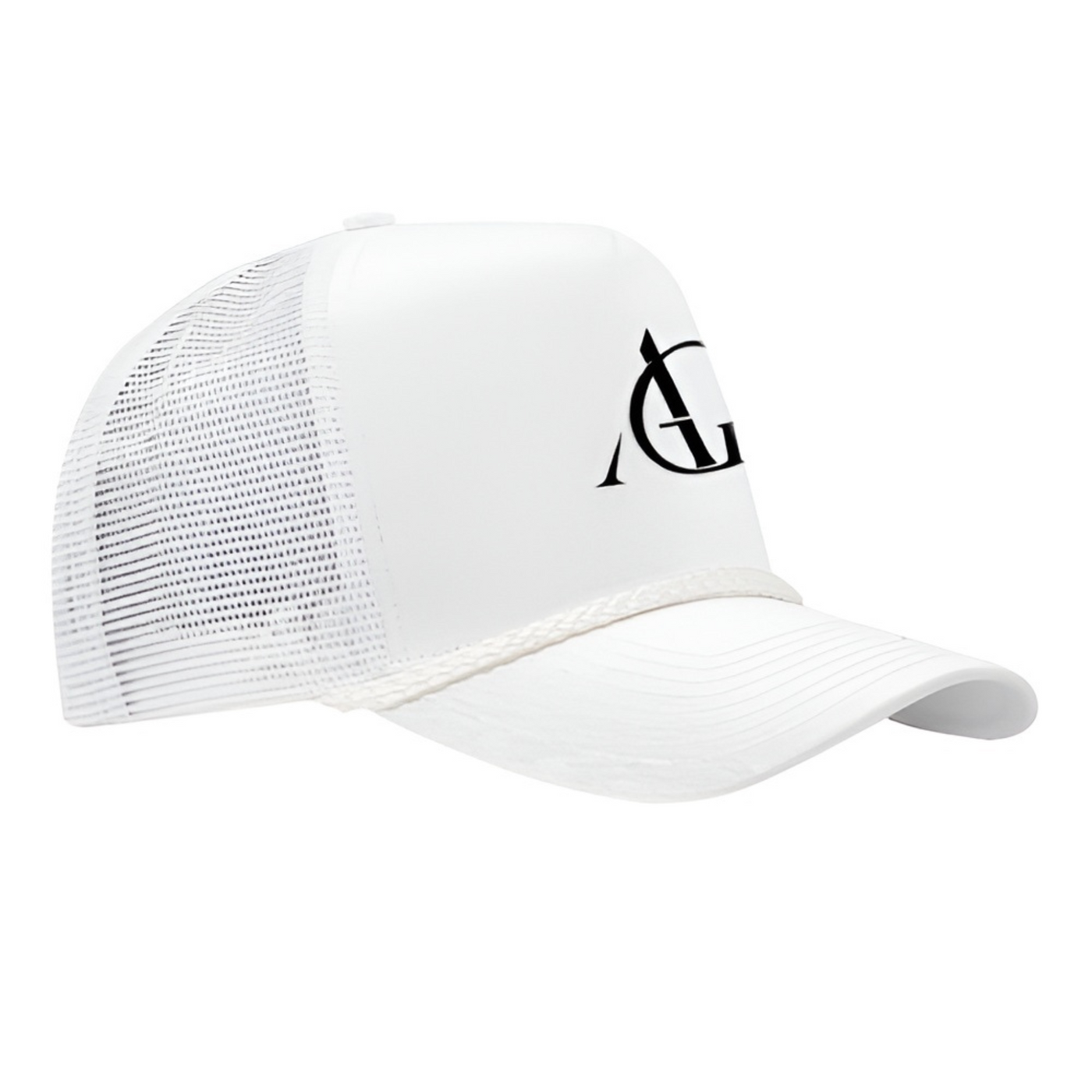 Austin Giorgio - Corded Trucker Hat: White