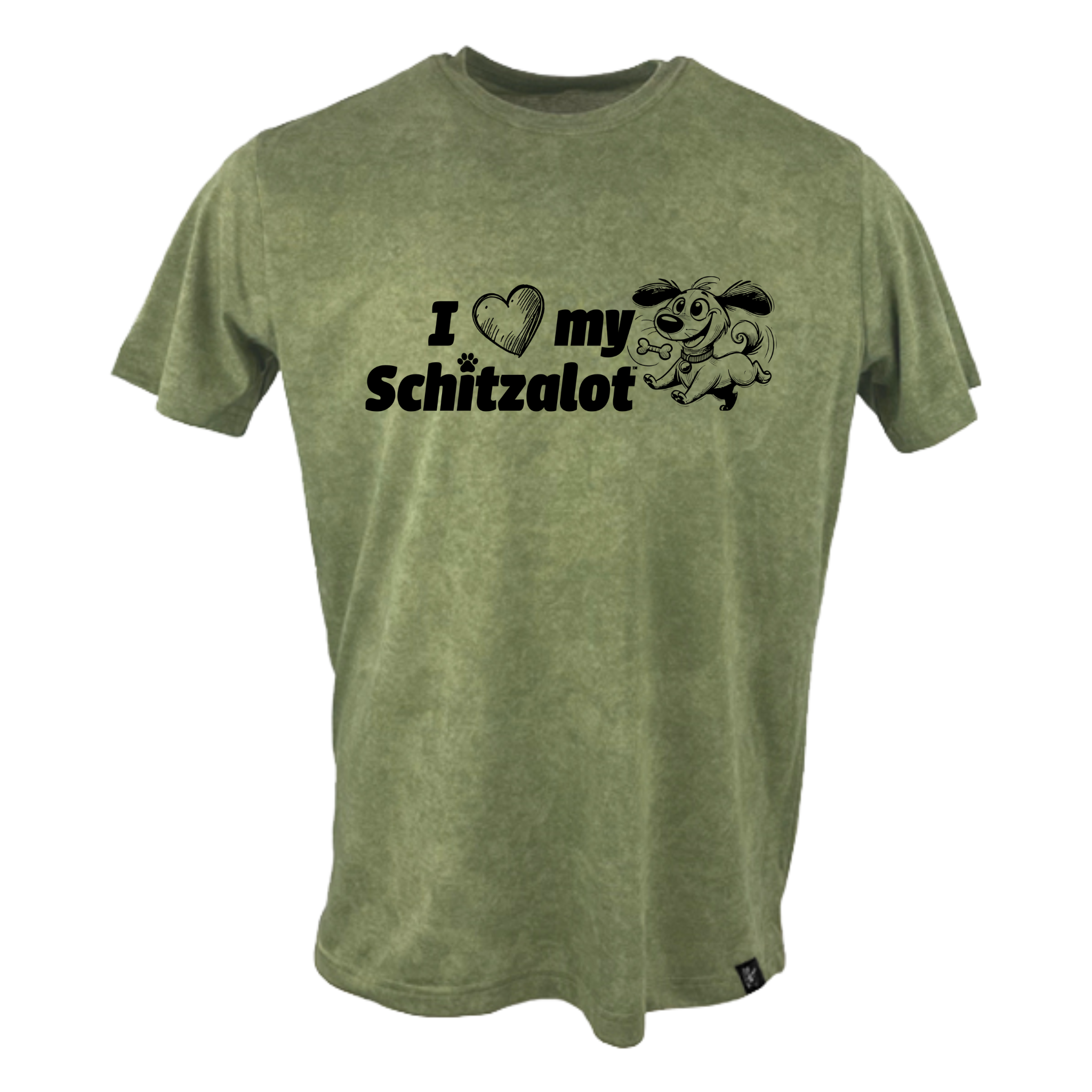 Schitzalot - Logo Shirt - Vintage Green – Interstate Music