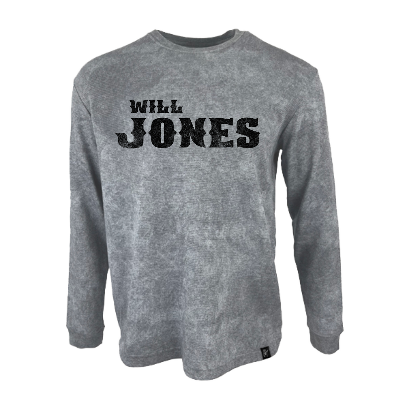 Will Jones - Long Sleeve Thermal: Vintage Gray