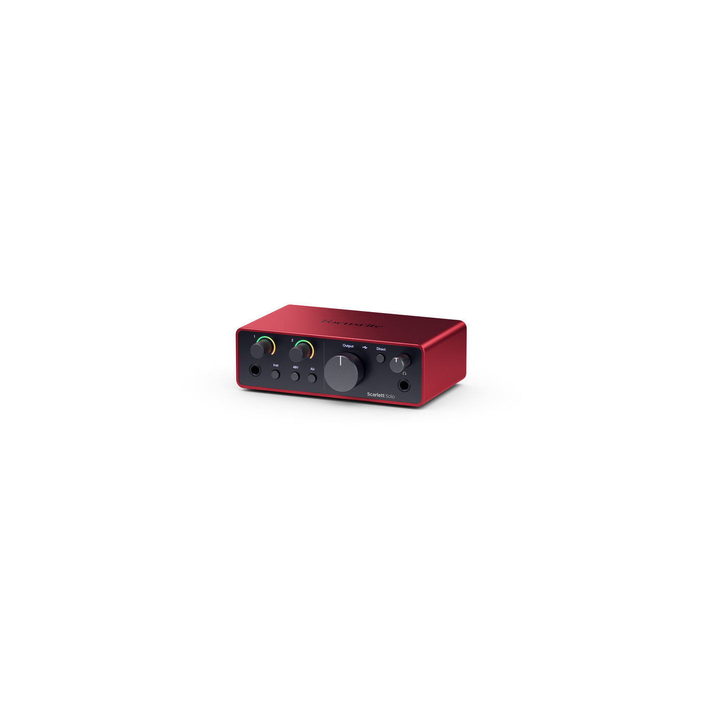 Focusrite Scarlett Solo Studio Bundle (4th Gen) USB Audio Interface with Mic & Headphones, Professional Quality Audio Equipment for Studio Musicians, Guitarists, & Producers