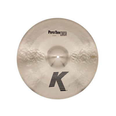 Zildjian K2819 K Paper Thin Crash Cymbal for Drum Set, 19"