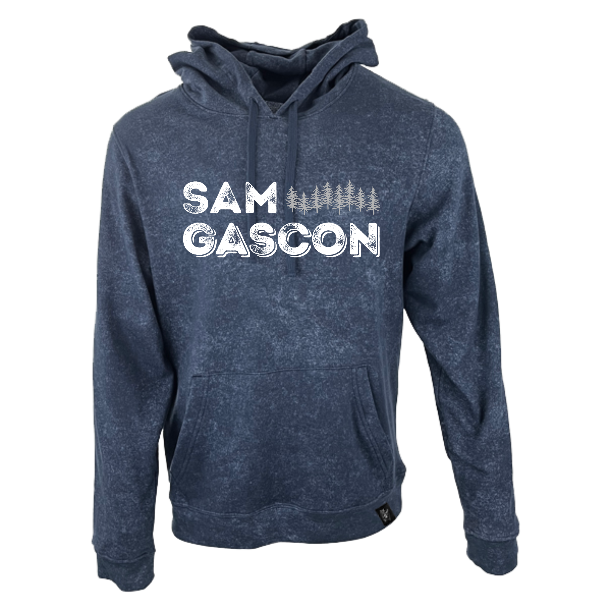 Sam Gascon - Stacked Logo Hoodie - Vintage Navy – Interstate Music