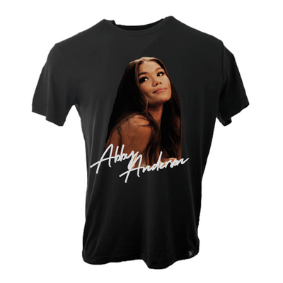 Abby Anderson - Logo Face T-Shirt: Solid Black