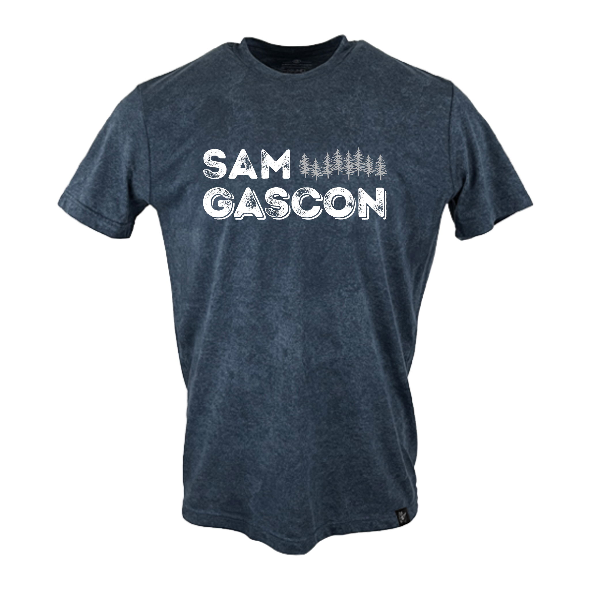 Sam Gascon - Stacked Logo Shirt - Vintage Navy – Interstate Music