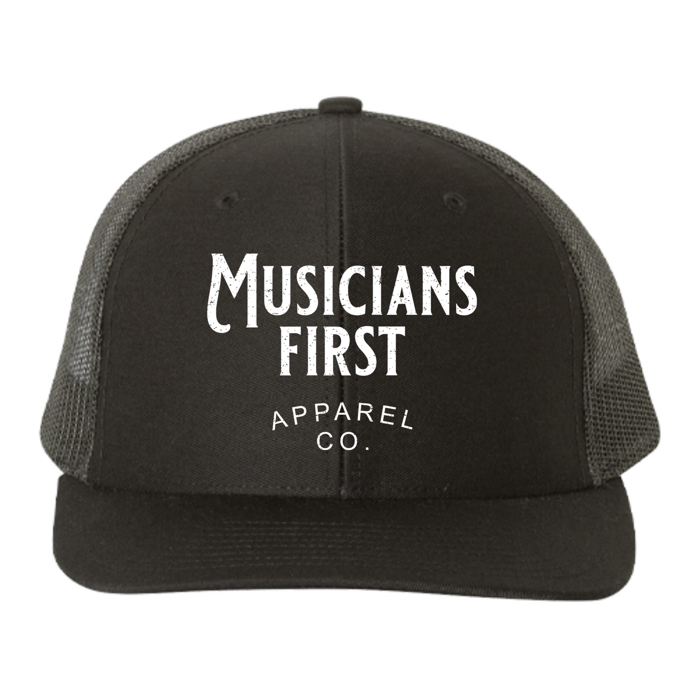 Musicians First Snap Back Hat - Black