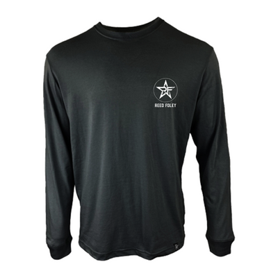 Reed Foley - Small Logo Long Sleeve - Solid Black