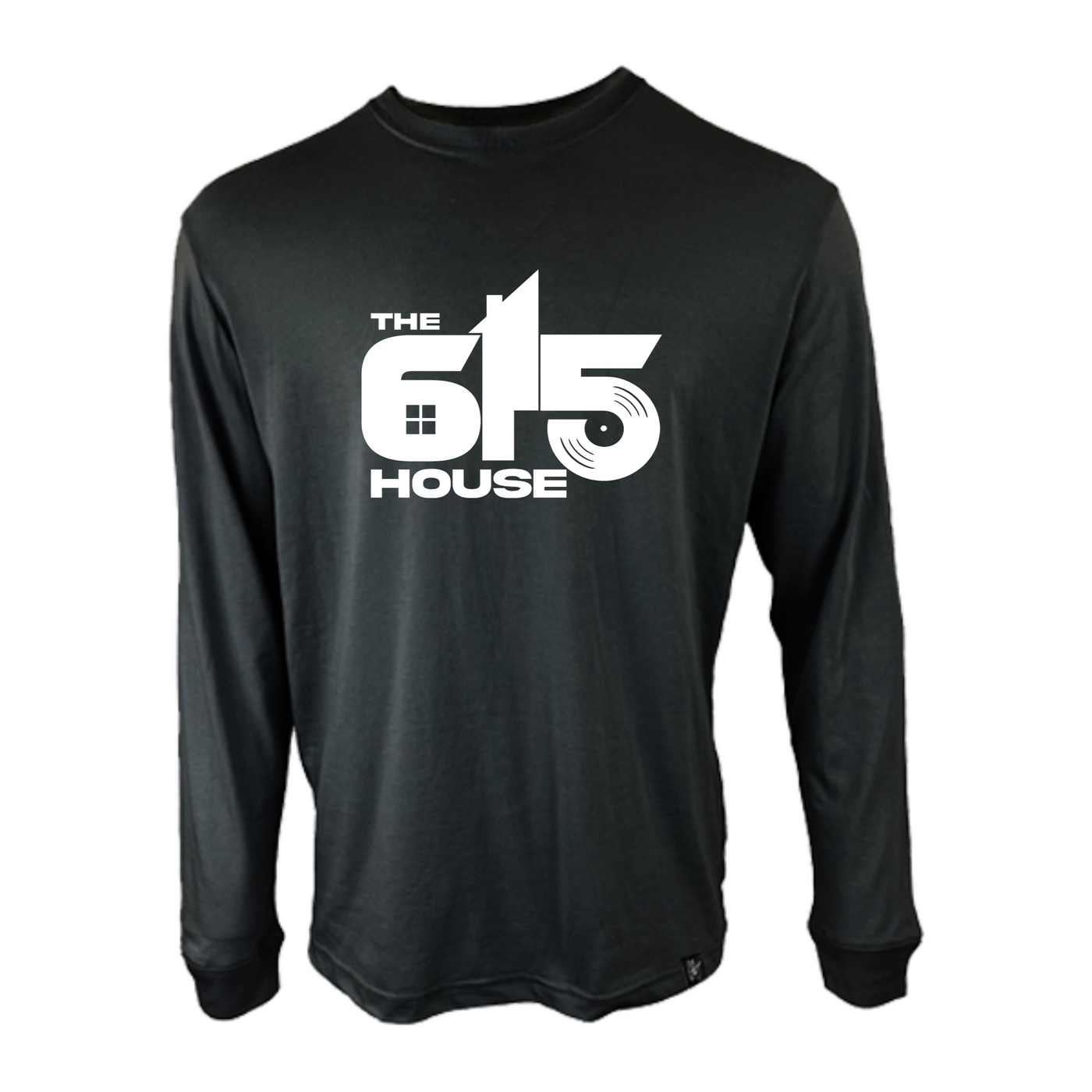 THE 615 HOUSE - Logo Long Sleeve: Solid Black