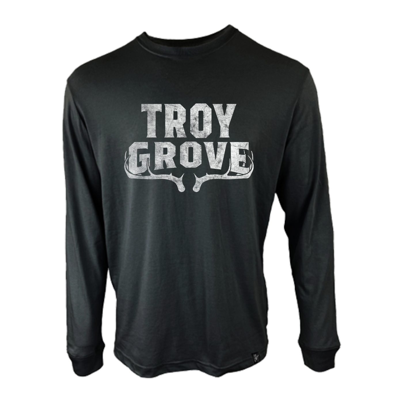 Troy Grove - Logo Long Sleeve- Solid Black