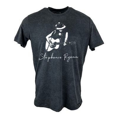 Stephanie Ryann - Silhouette T-Shirt: Vintage Black