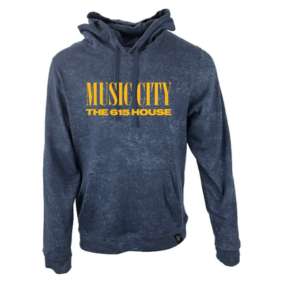 THE 615 HOUSE - Music City Hoodie: Vintage Navy