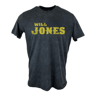 Will Jones - Logo T-Shirt: Vintage Black