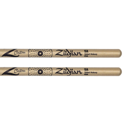 Zildjian Z Custom Limited-Edition Drumsticks - 5A, Nylon Tip, Gold Chroma (Z5ACGN-ZC)