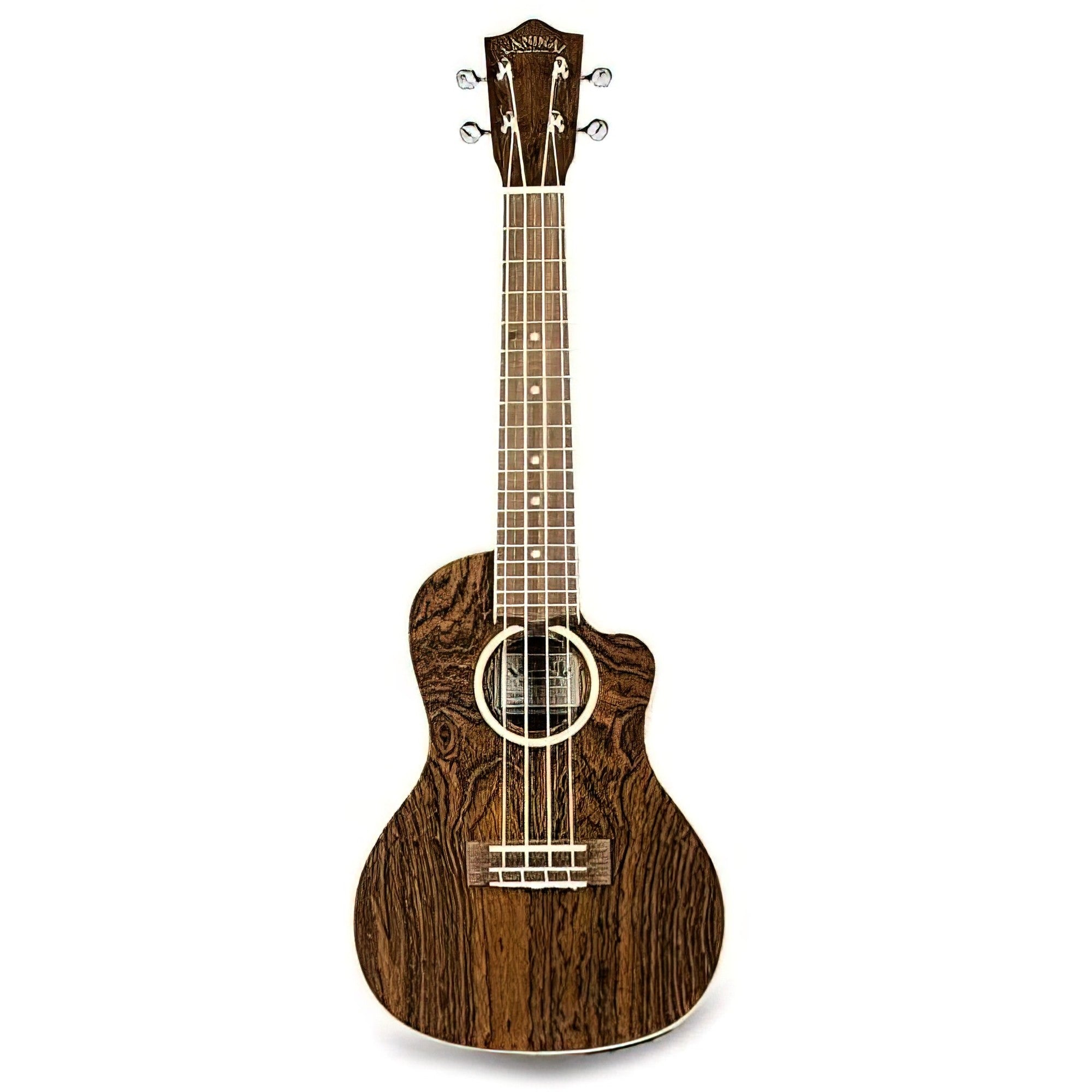 Lanikai Thin Body Figured Bocote Concert A/E Ukulele with Active Picku – Interst