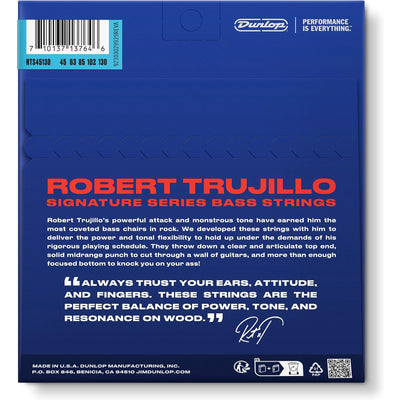 Dunlop Robert Trujillo Stainless Steel Bass Strings, .045-.130 (5-String)