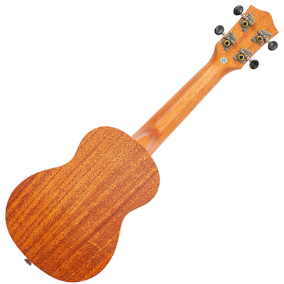 Silvertone Soprano Ukulele with 1950s Style Brown Sunburst Satin Finish