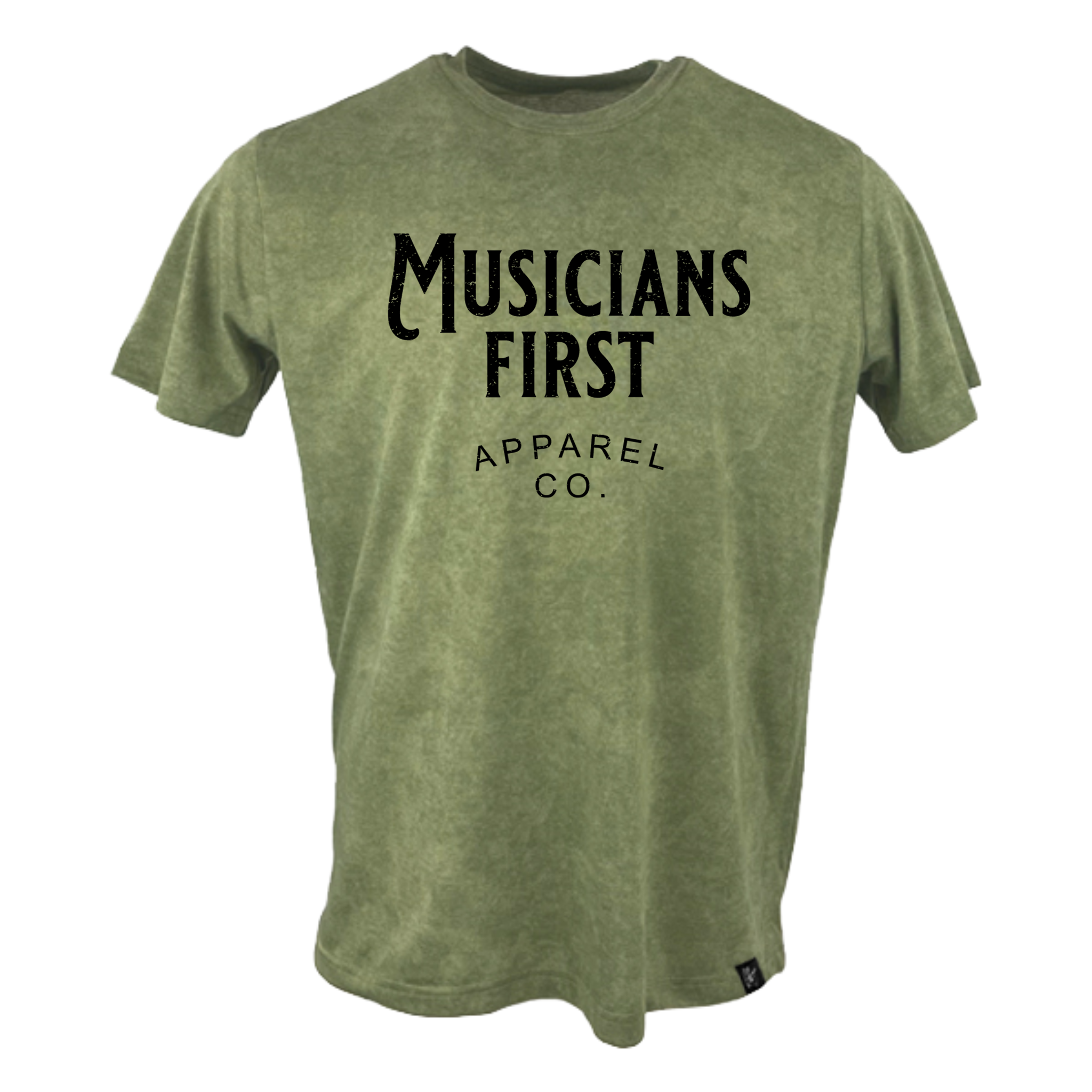 Musicians First Apparel Co. - Logo T-Shirt: Vintage Green – Interstate Music