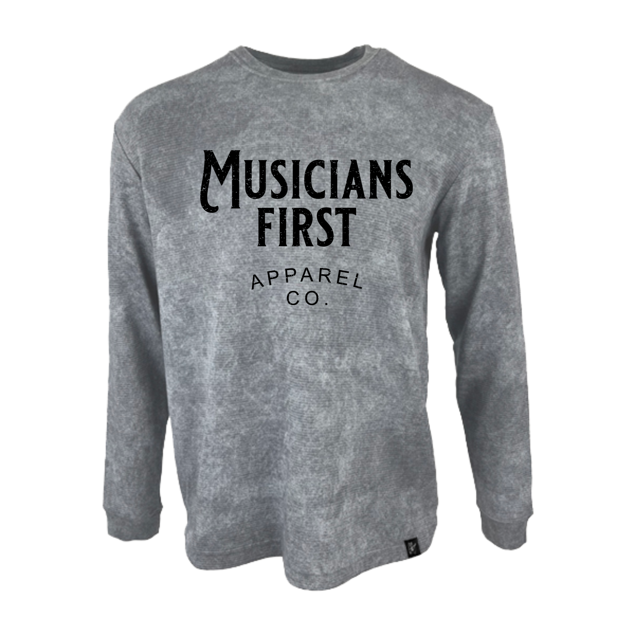Musicians First Apparel Co. - Logo Thermal: Vintage Gray – Interstate Music