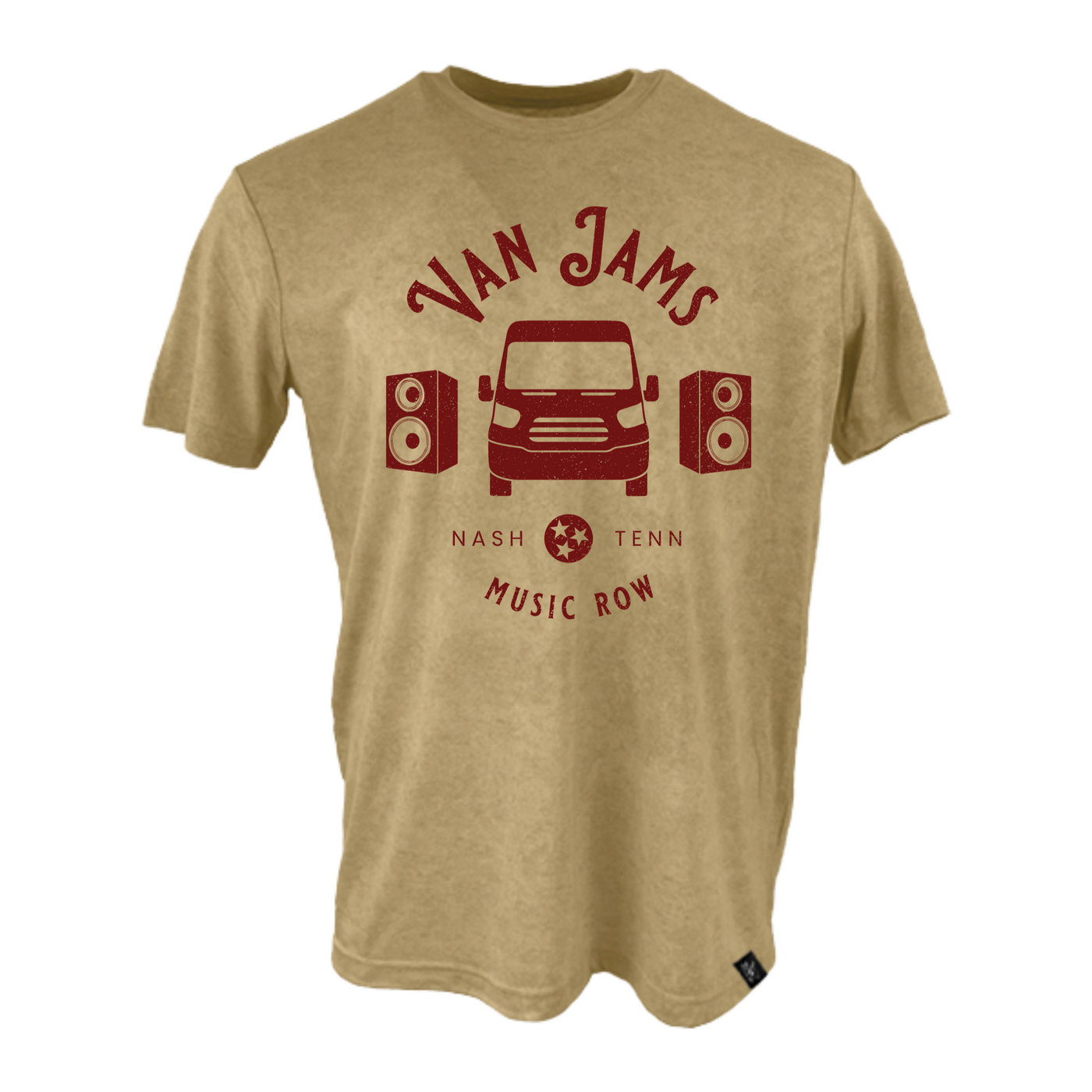 Van Jams - Van Front Logo T-shirt: Vintage Khaki