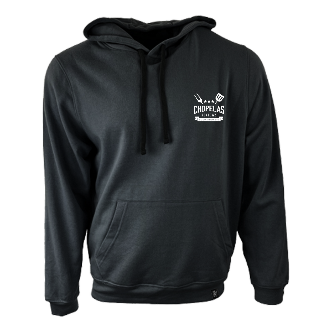 Justin Chopelas - Logo Hoodie - Solid Black