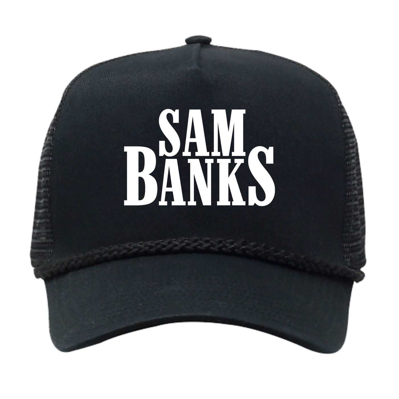 Sam Banks - Stacked Logo Hat - Black