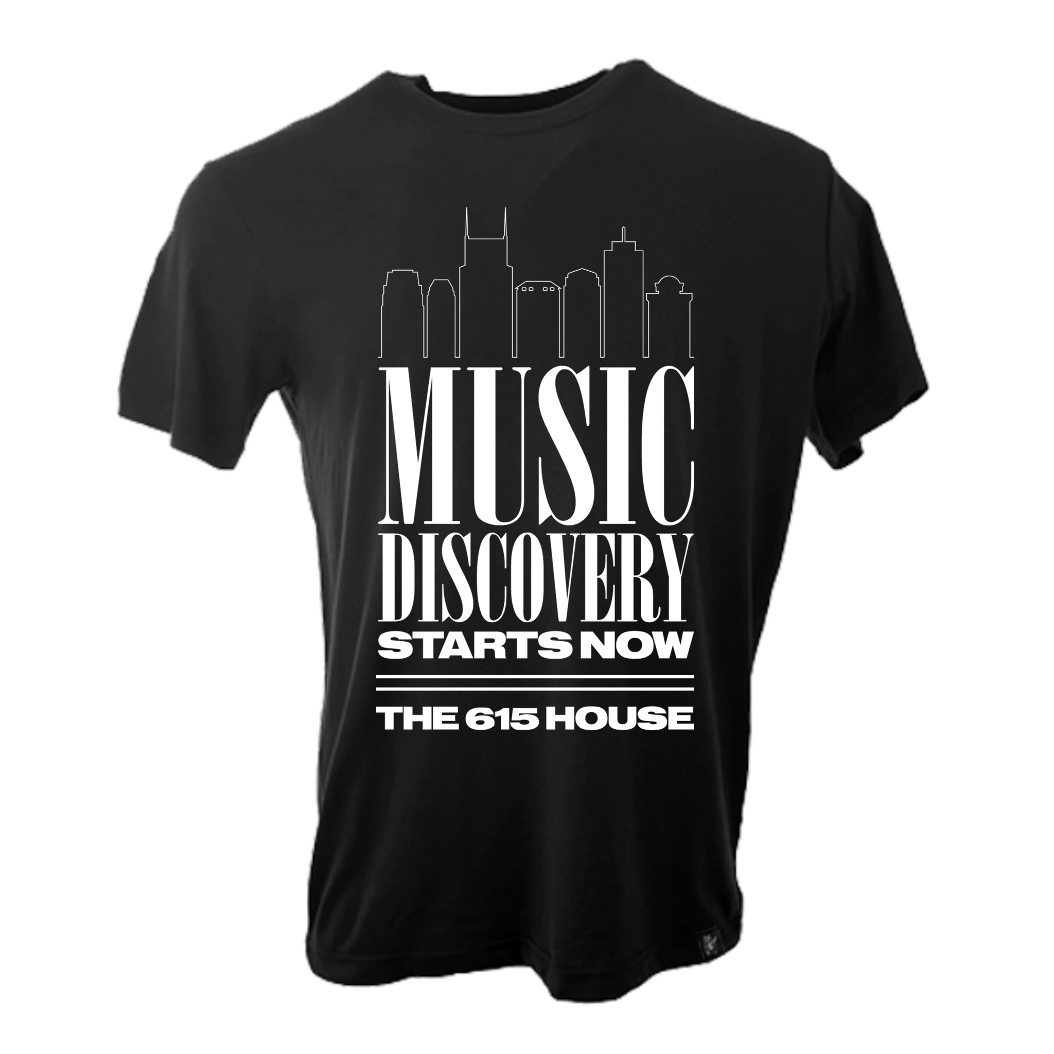 THE 615 HOUSE - Music Discovery Skyline T-Shirt: Solid Black – Interstate Music